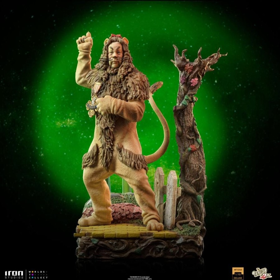 Categories Animetal | The Wizard Of Oz Deluxe Art Scale Statue 1/10 Cowardly Lion 20 Cm