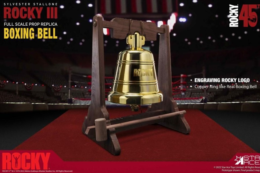 Categories Animetal | Rocky Iii Replica 1/1 Boxing Bell 30 Cm