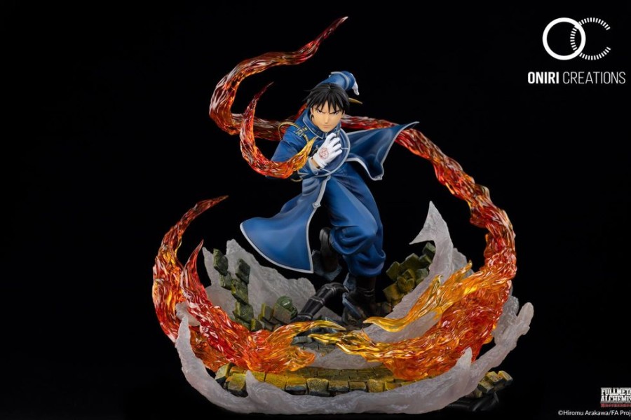 Limited Edition Statues Animetal | Fullmetal Alchemist Roy Mustang Resin Statue 1/6 Scale Limited