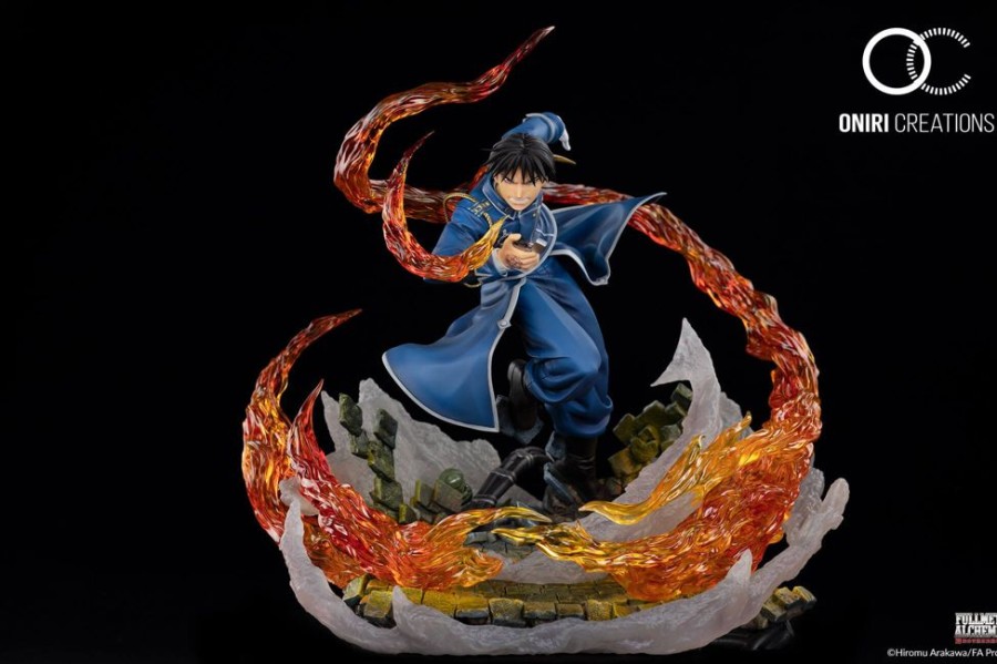 Limited Edition Statues Animetal | Fullmetal Alchemist Roy Mustang Resin Statue 1/6 Scale Limited