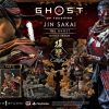 Categories Animetal | Ghost Of Tsushima Statue 1/4 Jin Sakai, The Ghost Vow Of Vengeance Ghost Armor 58 Cm