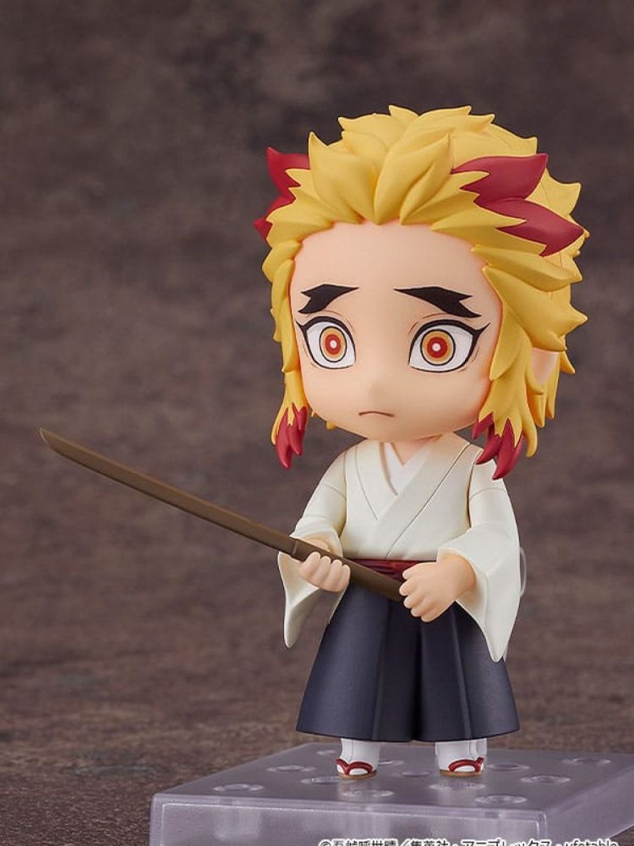 Categories Animetal | Demon Slayer: Kimetsu No Yaiba Nendoroid Figure Senjuro Rengoku 10 Cm