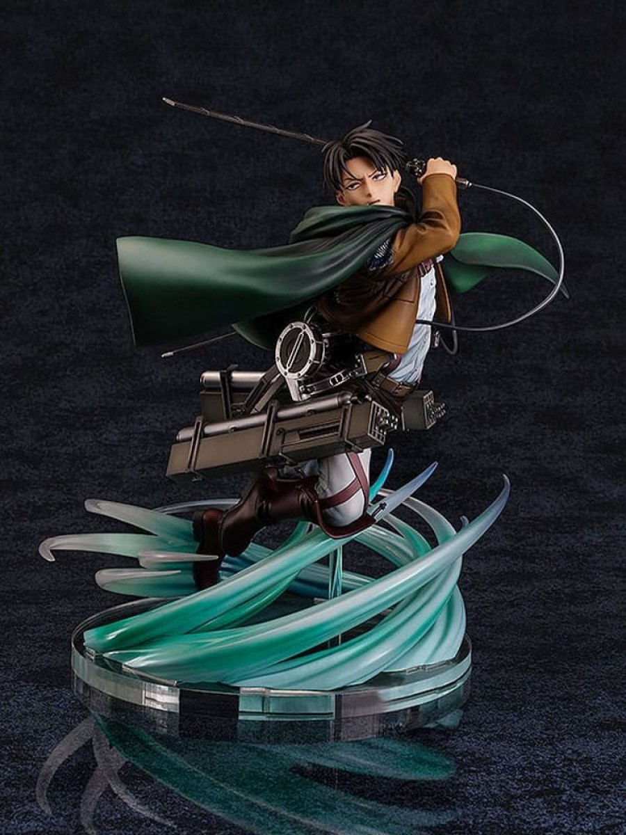 Categories Animetal | Attack On Titan Pvc Statue 1/6 Humanity'S Strongest Soldier Levi 23 Cm