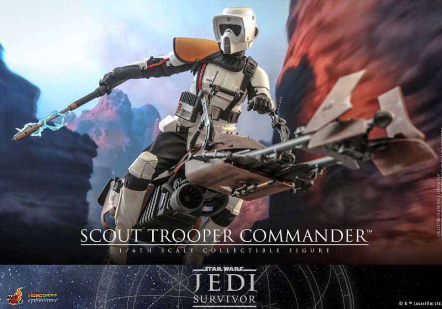 Categories Animetal | Star Wars: Jedi Survivor Videogame Masterpiece Action Figure 1/6 Scout Trooper Commander 30 Cm