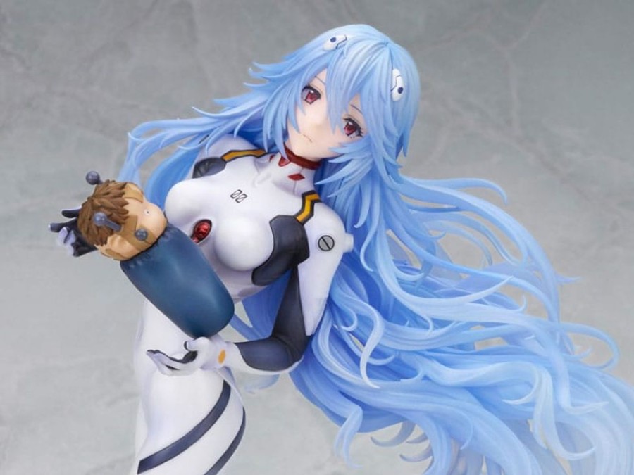 Categories Animetal | Rebuild Of Evangelion Pvc Statue 1/7 Rei Ayanami Long Hair Ver. 28 Cm