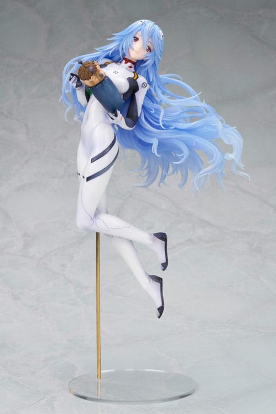 Categories Animetal | Rebuild Of Evangelion Pvc Statue 1/7 Rei Ayanami Long Hair Ver. 28 Cm