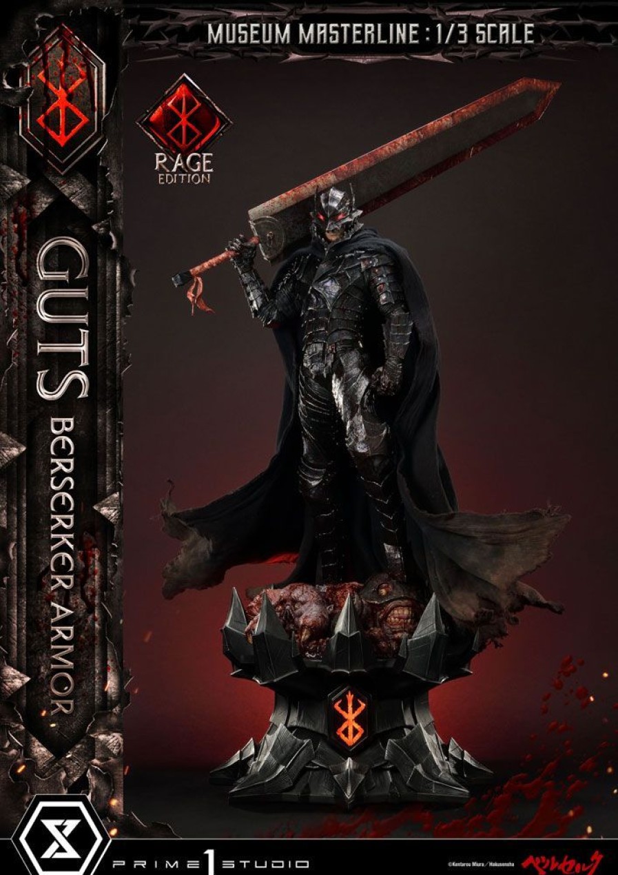 Categories Animetal | Berserk Museum Masterline Statue 1/3 Guts Berserker Armor Rage Edition 121 Cm