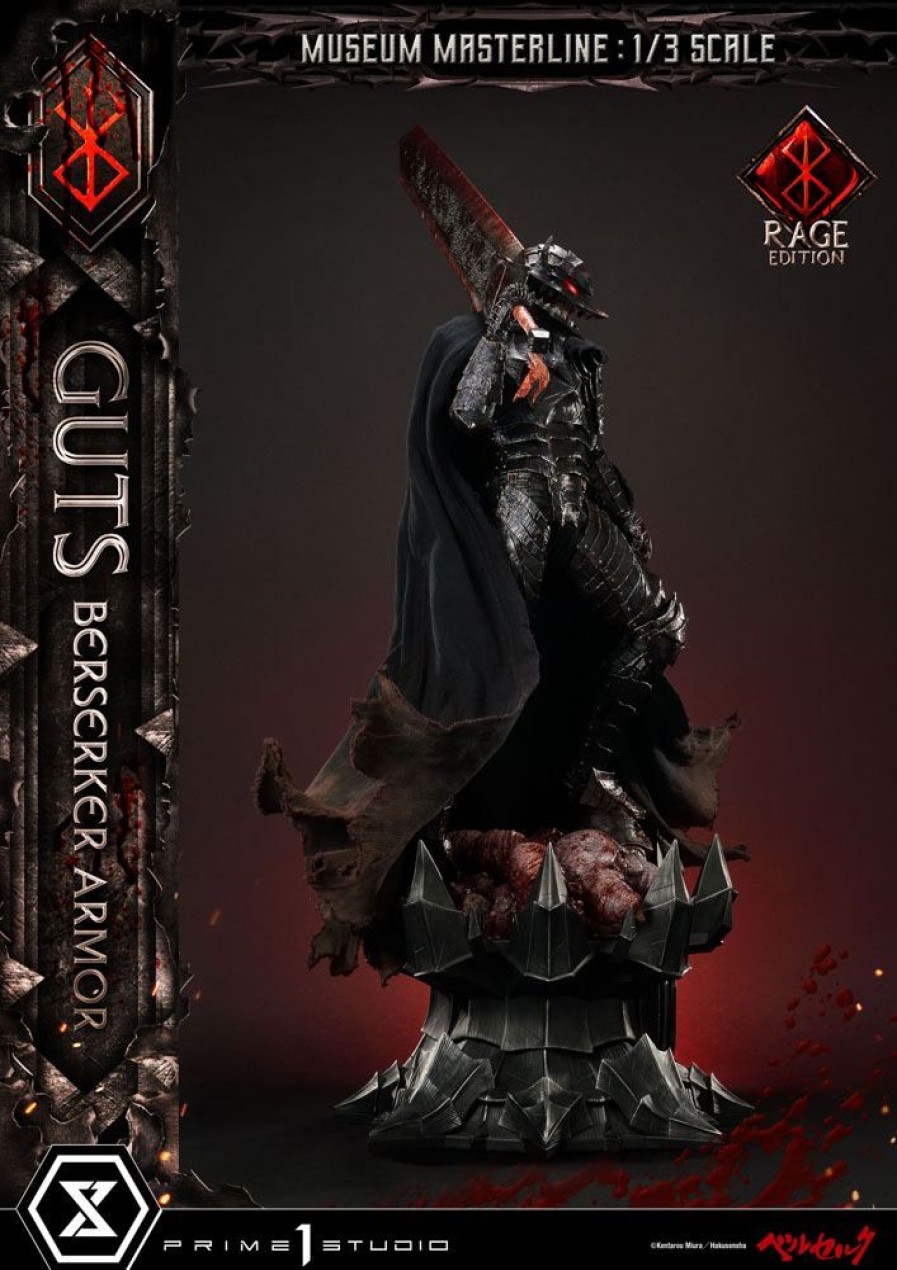 Categories Animetal | Berserk Museum Masterline Statue 1/3 Guts Berserker Armor Rage Edition 121 Cm