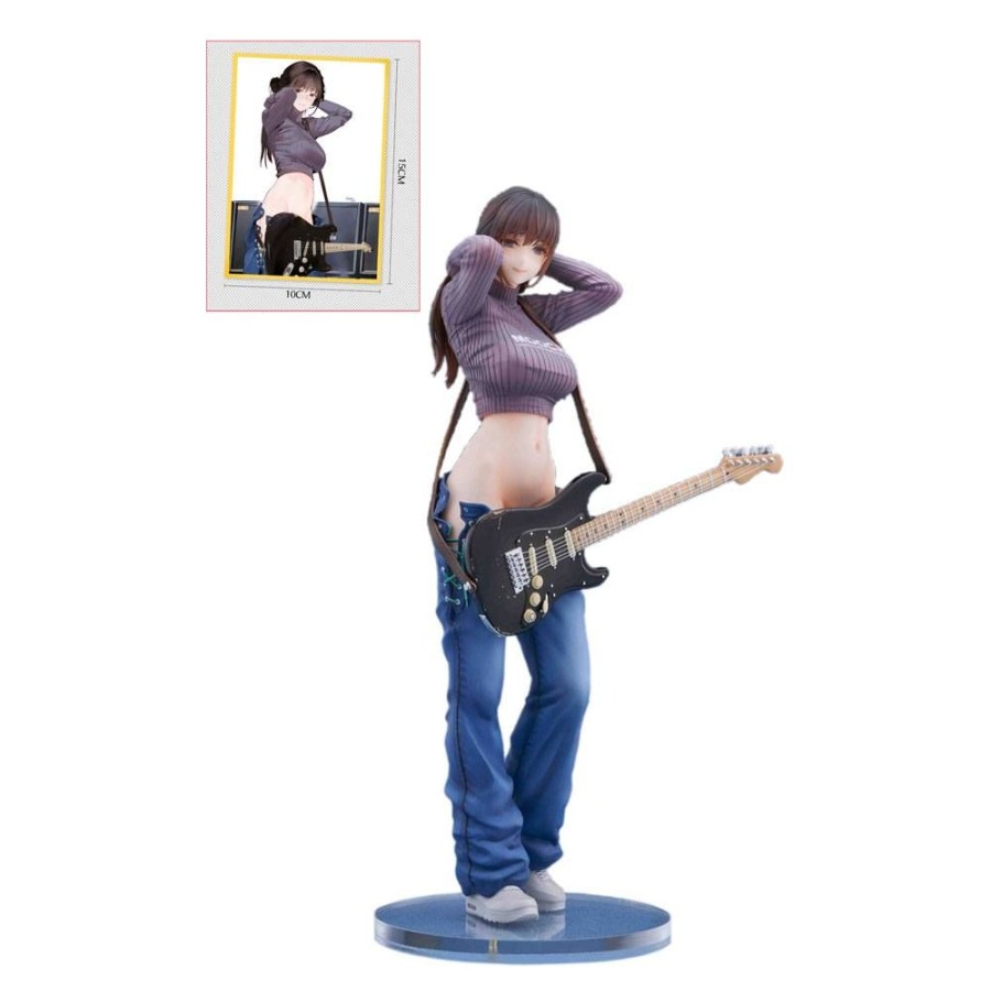 Categories Animetal | Original Character Pvc 1/7 Guitar Girl Illustrated By Hitomio16 Deluxe Ver. 25 Cm