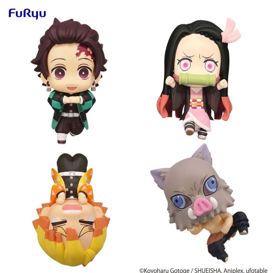 Categories Animetal | Demon Slayer: Kimetsu No Yaiba Chokotto Hikkake Pvc Statues Petit 1 4 Cm