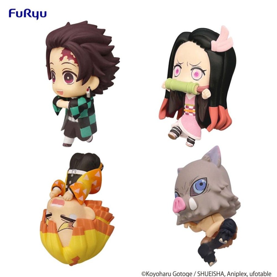 Categories Animetal | Demon Slayer: Kimetsu No Yaiba Chokotto Hikkake Pvc Statues Petit 1 4 Cm