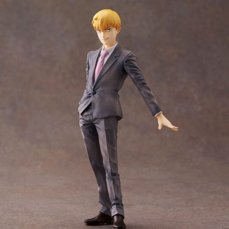 Categories Animetal | Mob Psycho 100 Iii Statue Pvc Reigen Arataka Resale 24 18 Cm