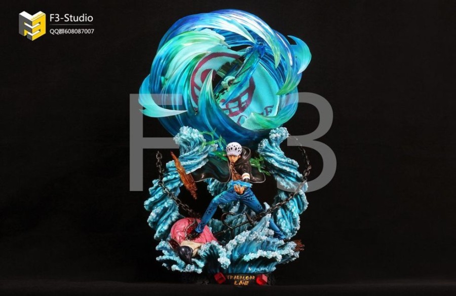 Categories Animetal | One Piece Trafalgar Law Water F3 Studio Resin Statue