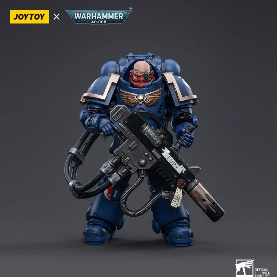 Categories Animetal | Warhammer 40K Action Figure 1/18 Ultramarines Primaris Eradicator 1 12 Cm