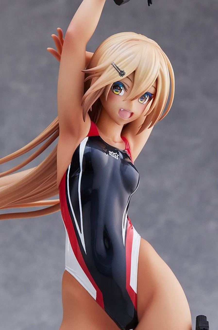 Categories Animetal | Arms Note Pvc Statue 1/7 Kouhai-Chan Of The Swim Club Red Line Swimsuit Ver. 29 Cm