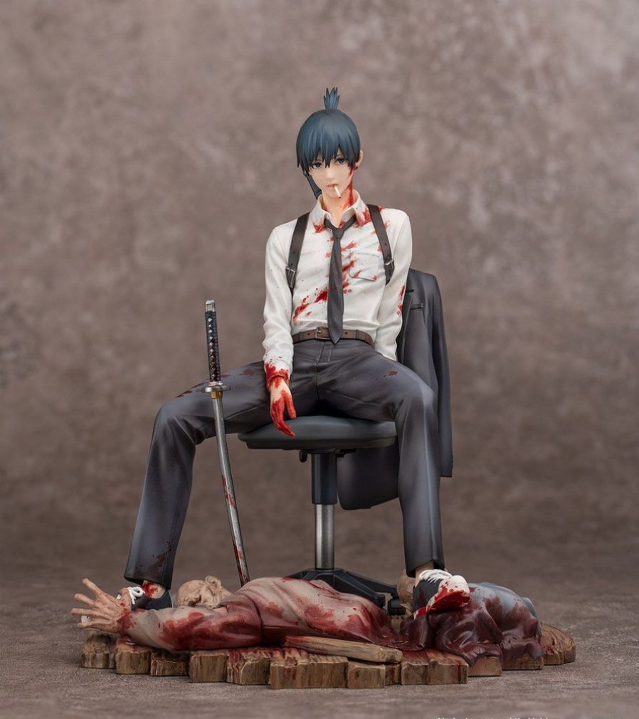 Categories Animetal | Chainsaw Man Pvc Statue 1/7 Aki Hayakawa 19 Cm