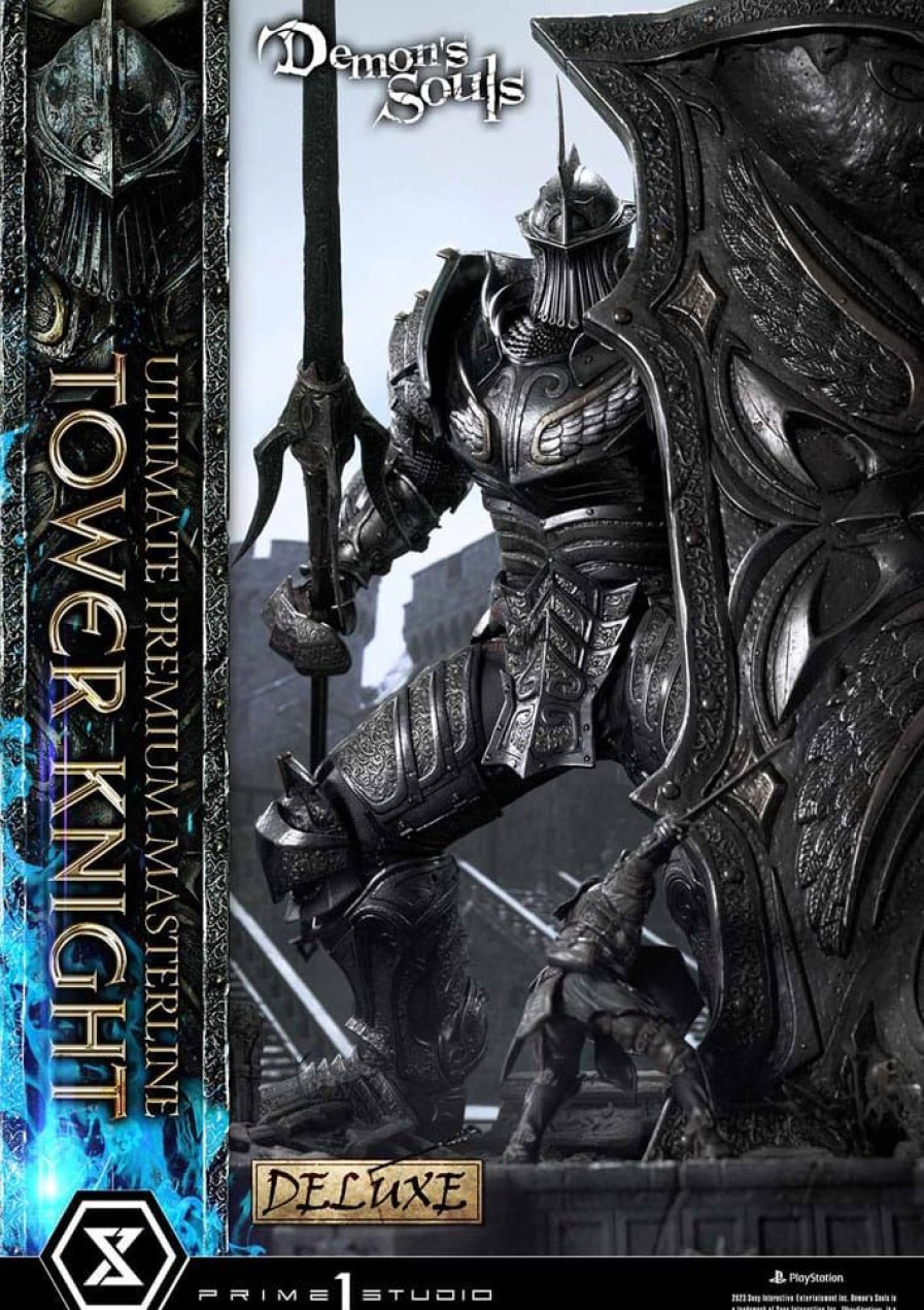 Categories Animetal | Demon'S Souls Statue Tower Knight Deluxe Version 59 Cm