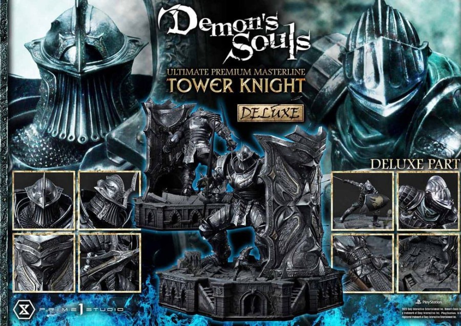 Categories Animetal | Demon'S Souls Statue Tower Knight Deluxe Version 59 Cm