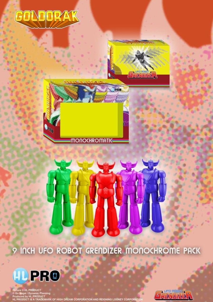 Categories Animetal | Ufo Robot Grendizer Vinyl Figure Monochromic 5-Pack 23 Cm