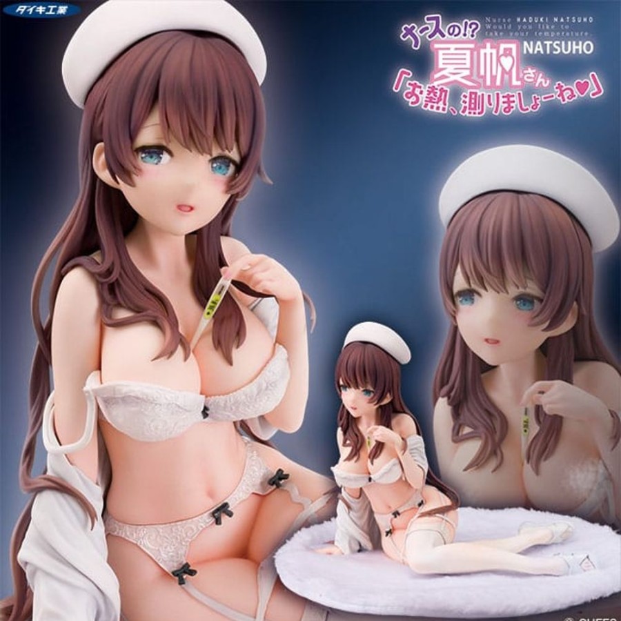 Categories Animetal | Original Illustration By Vispo Statue 1/6 Nurse No!? Natsuho-San Onetsu Hakarimashoone 14 Cm