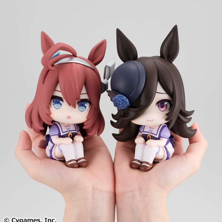 Categories Animetal | Uma Musume Pretty Derby Look Up Pvc Statue Mihono Bourbon & Rice Shower 11 Cm (With Gift)