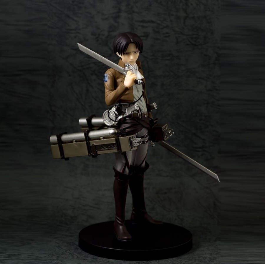 Categories Animetal | Attack On Titan Levi Premium Statue 17 Cm