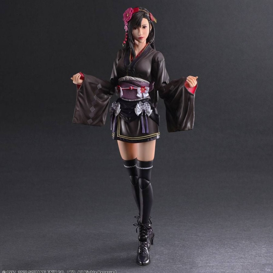 Categories Animetal | Final Fantasy Vii Remake Play Arts Kai Action Figure Tifa Lockhart Exotic Dress Ver. 25 Cm