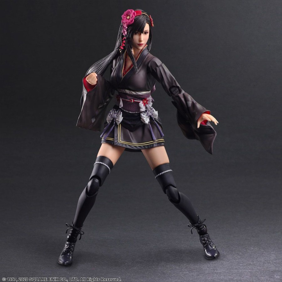 Categories Animetal | Final Fantasy Vii Remake Play Arts Kai Action Figure Tifa Lockhart Exotic Dress Ver. 25 Cm