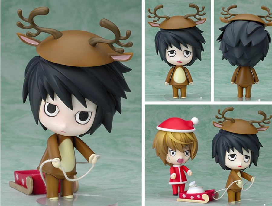 Categories Animetal | Death Note Nendoroid 031 Action Figure L Reindeer Ver.