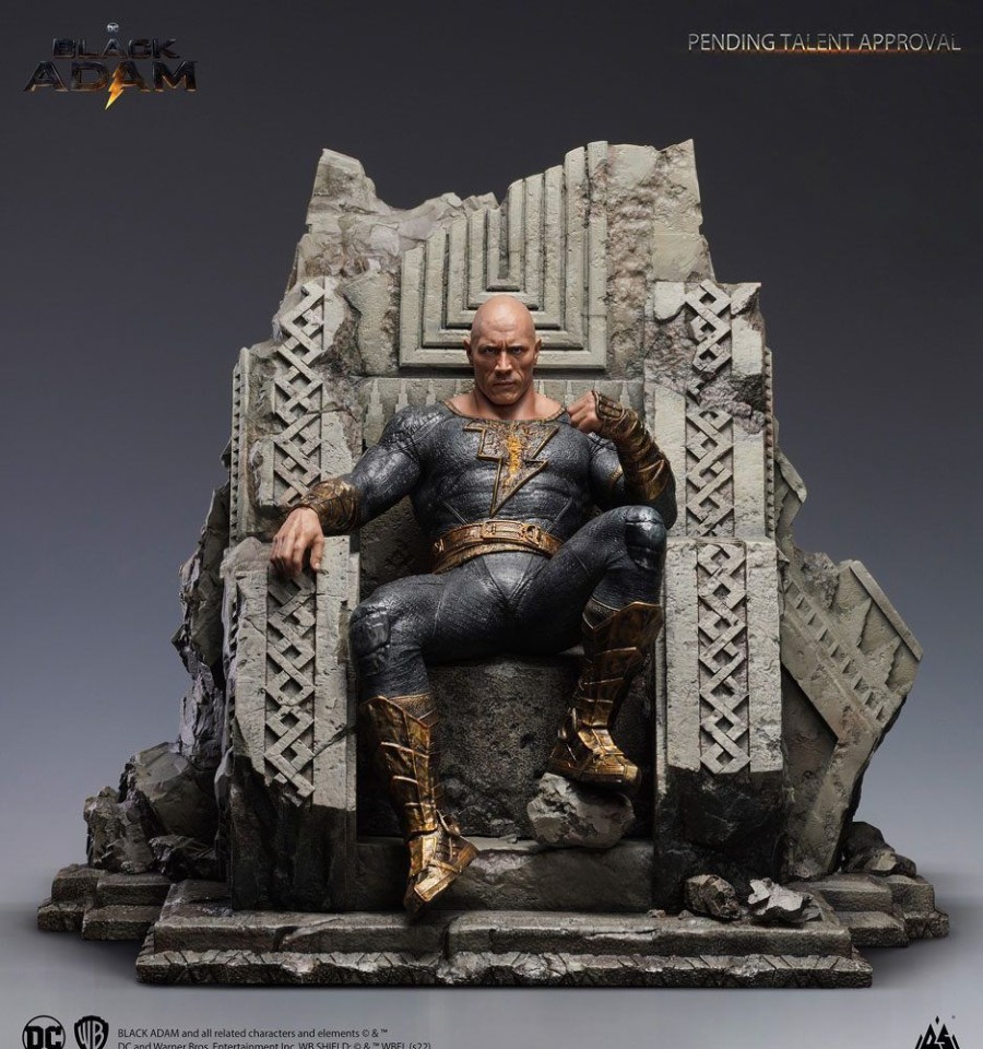 Categories Animetal | Black Adam Statue 1/4 Black Adam On Throne 53 Cm