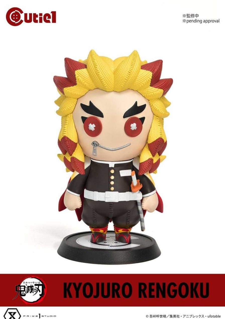 Categories Animetal | Demon Slayer Cutie1 Pvc Figure Kyojuro Rengoku 13 Cm