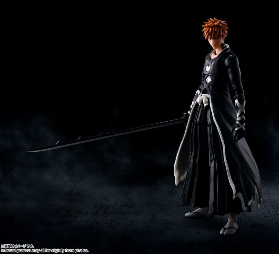 Categories Animetal | Bleach: Thousand-Year Blood War S.H. Figuarts Action Figure Ichigo Kurosaki (Bankai Tensa Zangetsu) 16 Cm