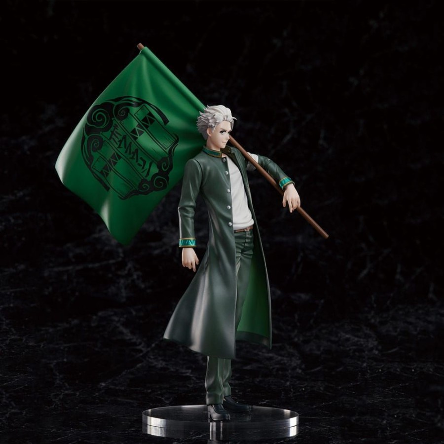 Categories Animetal | Wind Breaker Statue Pvc Hajime Umemiya Limited Edition: With Bowfurin School Flag 20 Cm