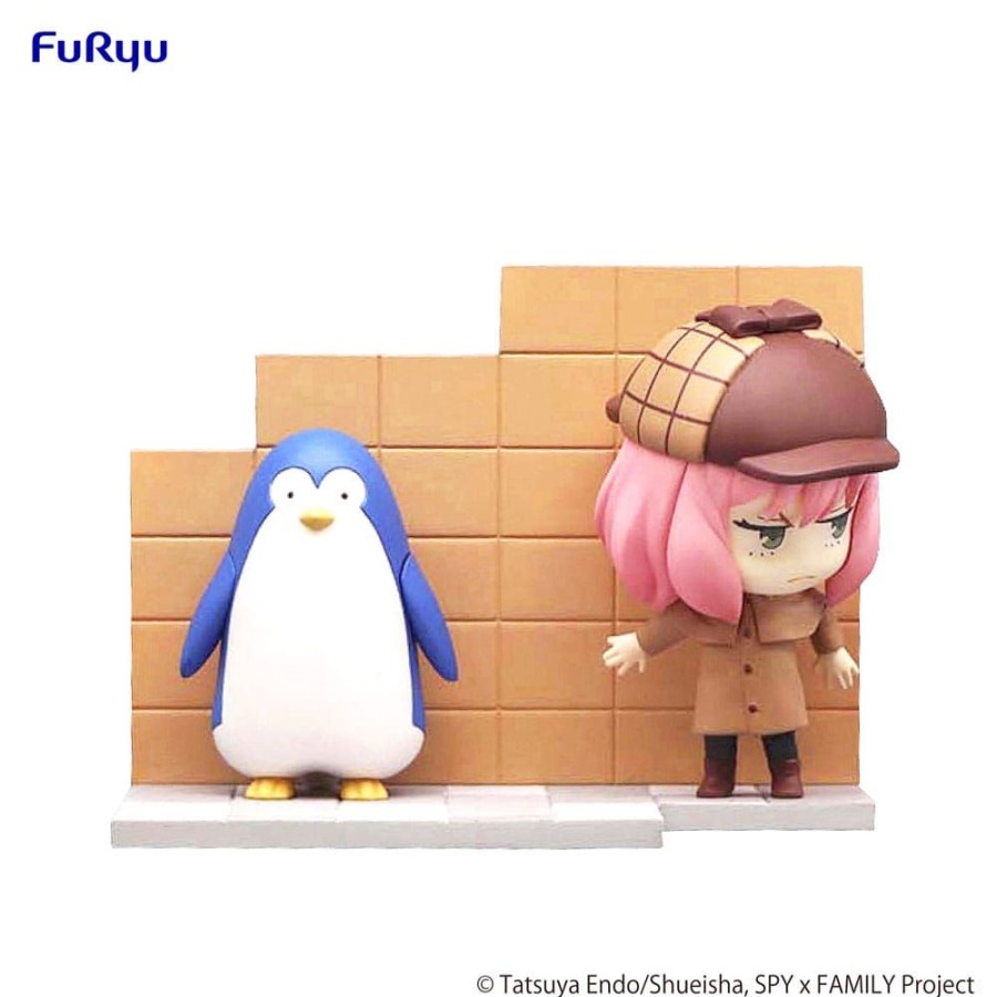 Categories Animetal | Spy X Family Hold Figure Pvc Statue Anya & Penguin 10 Cm