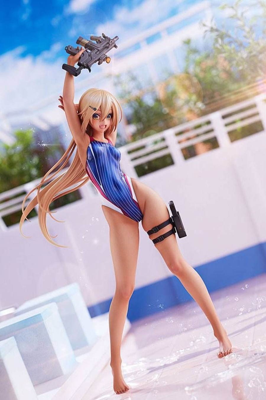 Categories Animetal | Arms Note Pvc Statue 1/7 Kouhai-Chan Of The Swim Club 29 Cm