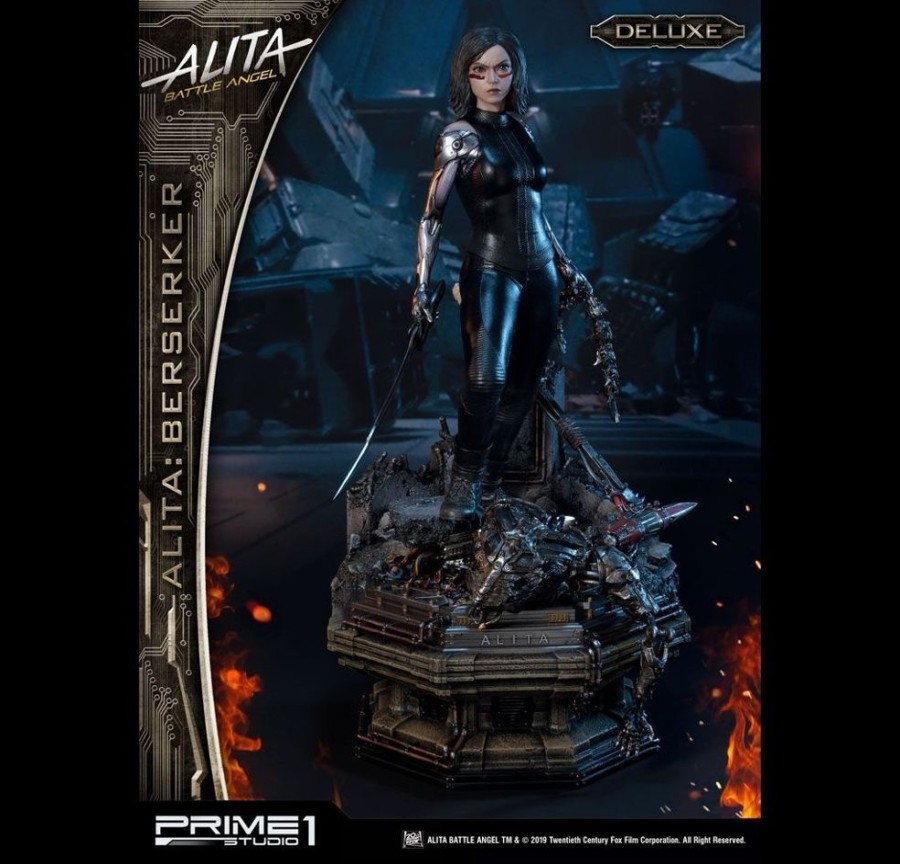 Limited Edition Statues Animetal | Alita: Battle Angel Statue Alita Berserker Deluxe 64Cm 1/4 Scale