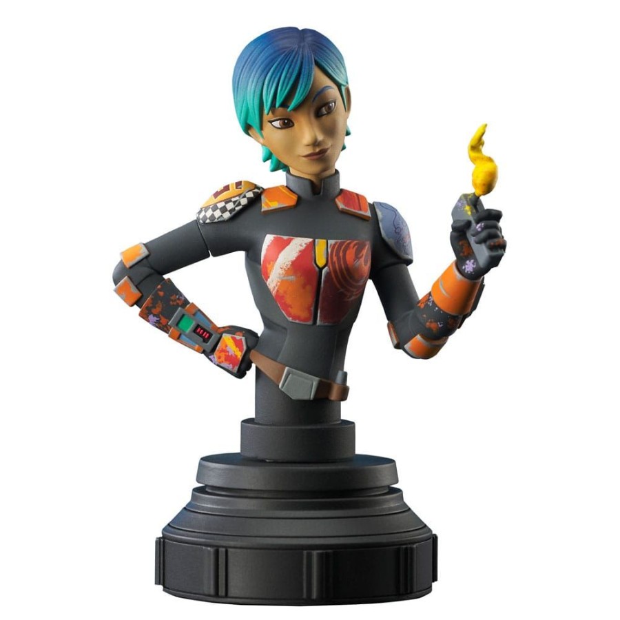 Categories Animetal | Star Wars The Clone Wars Bust 1/7 Sabine Wren 16 Cm