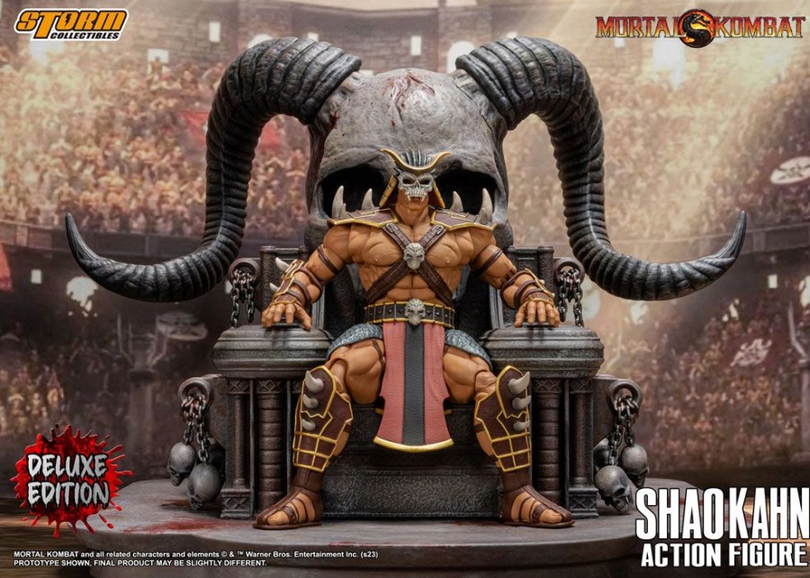 Categories Animetal | Mortal Kombat Action Figure 1/12 Shao Kahn Deluxe Edition 18 Cm