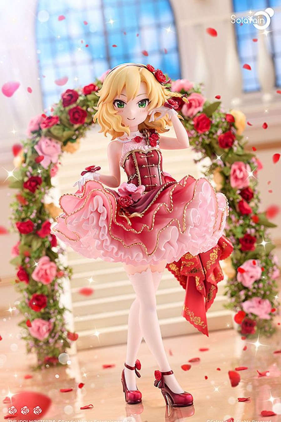 Categories Animetal | Idolmaster Cinderella Girls Pvc Statue 1/7 Momoka Sakurai Rose Fleur Ver. 24 Cm