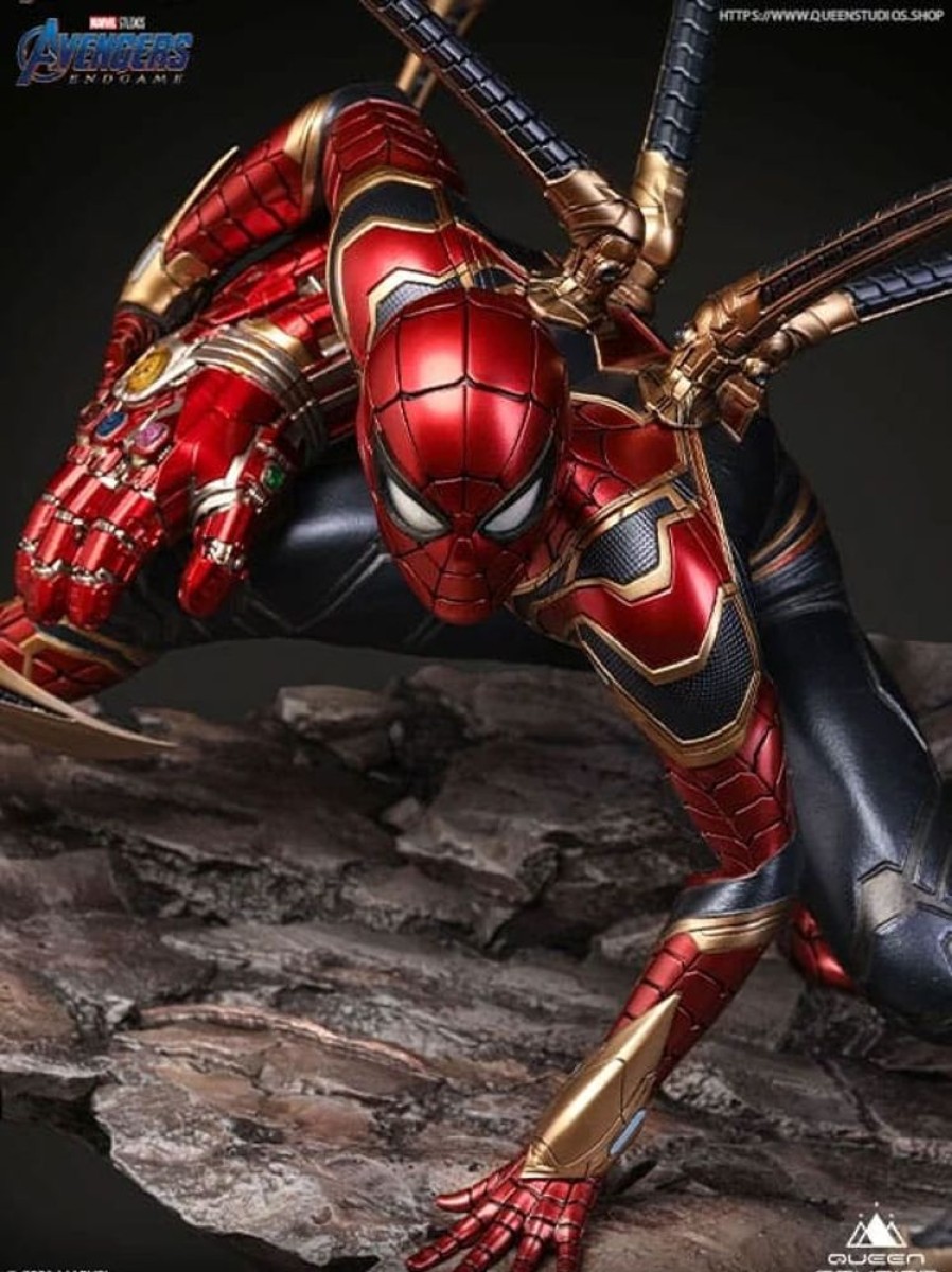 Categories Animetal | Avengers Endgame Statue 1/4 Iron Spider-Man Premium Version 51 Cm