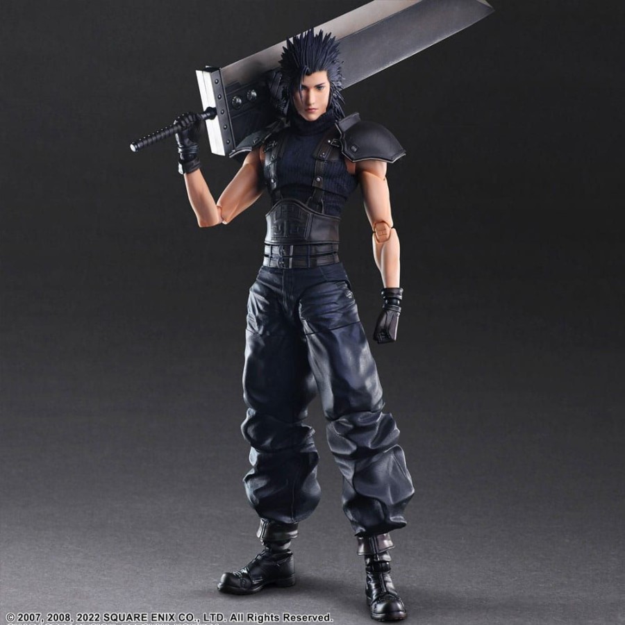 Categories Animetal | Final Fantasy Vii Crisis Core Reunion Play Arts Kai Action Figure Zack Fair Soldier 1St Class 27 Cm