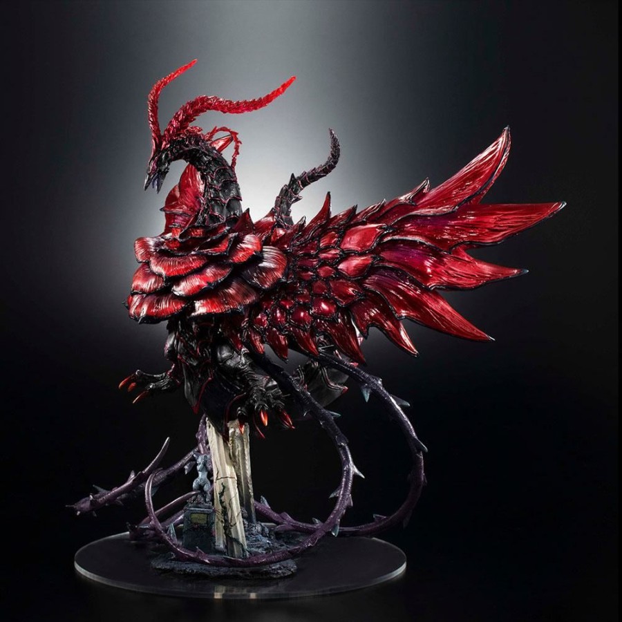 Categories Animetal | Yu-Gi-Oh! Duel 5D'S Monsters Art Works Monsters Pvc Statue Black Rose Dragon 28 Cm