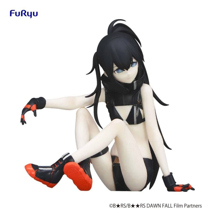 Categories Animetal | Black Rock Shooter Dawn Fall Noodle Stopper Pvc Statue Black Rock Shooter 9 Cm