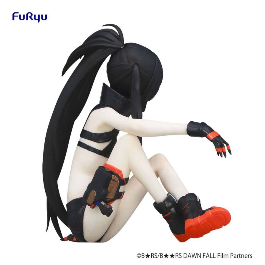 Categories Animetal | Black Rock Shooter Dawn Fall Noodle Stopper Pvc Statue Black Rock Shooter 9 Cm