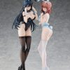 Categories Animetal | Ikomochi Original Character Statues 1/6 Black Bunny Aoi & White Bunny Natsume (Re-Run) 30 31 Cm