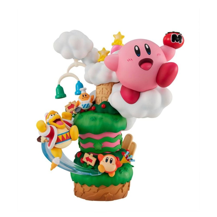 Categories Animetal | Kirby Pvc Statue Kirby Super Star Gourmet Race 18 Cm