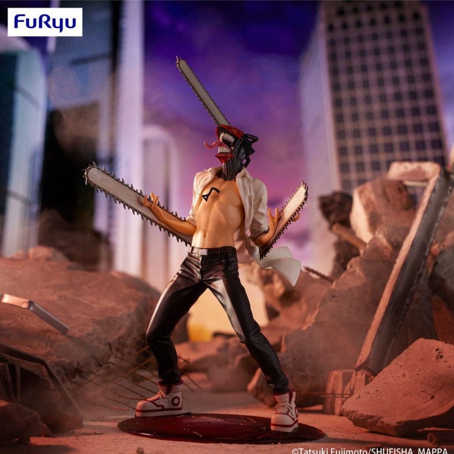 Categories Animetal | Chainsaw Man Exceed Creative Pvc Statue Chainsaw Man 23 Cm