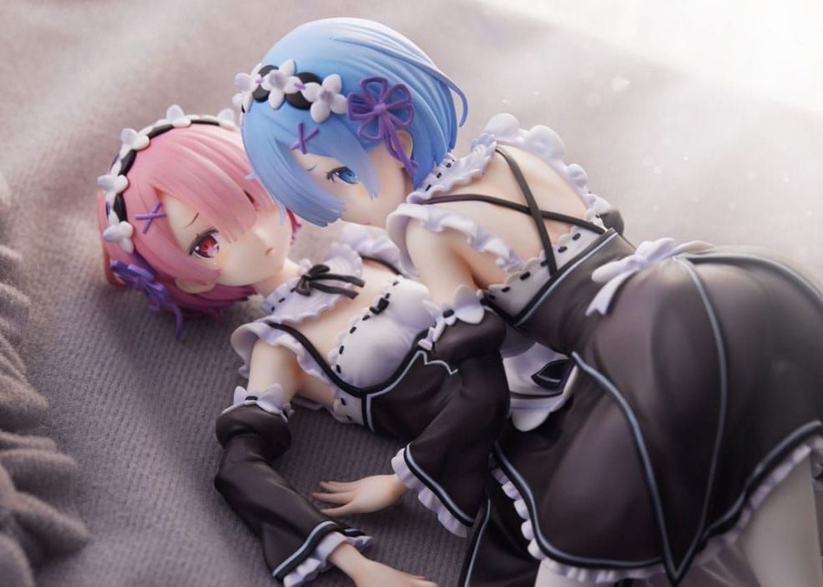 Categories Animetal | Re:Zero Starting Life In Another World Pvc Statue 1/7 Ram & Rem 9 Cm