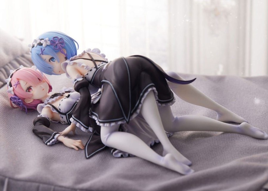 Categories Animetal | Re:Zero Starting Life In Another World Pvc Statue 1/7 Ram & Rem 9 Cm