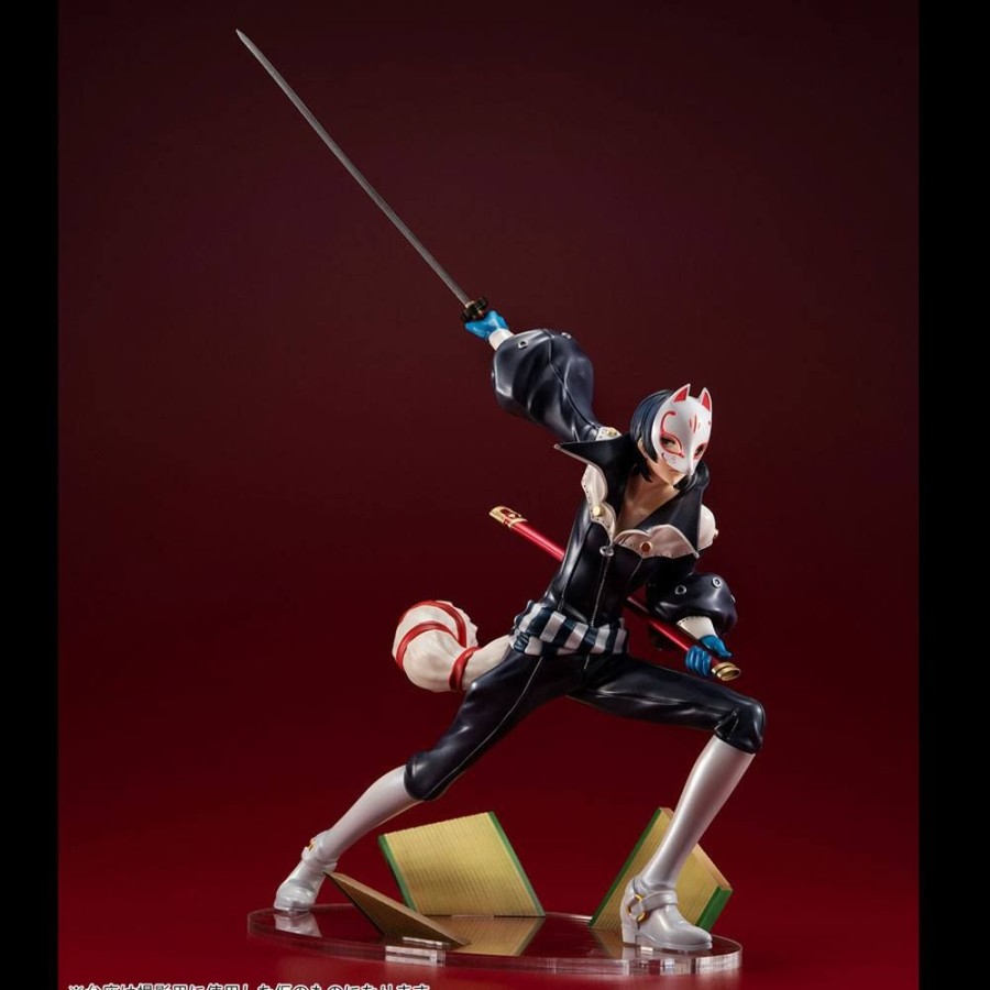 Categories Animetal | Persona 5 The Royal Lucrea Pvc Statue Fox (Yusuke Kitagawa) 19 Cm